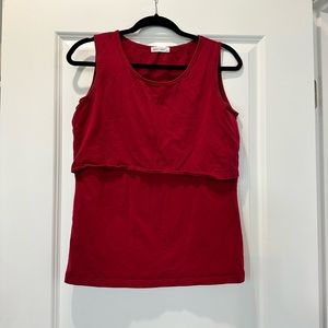 Nursing / Breastfeeding Sleeveless Shirt